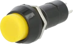 PS11AYL - Druckschalter einrastend SPST-NO 250VAC/1A gelb