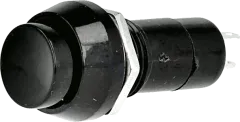 PS11ABK - Druckschalter einrastend SPST-NO 250VAC/1A schwarz