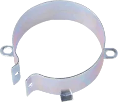 V8 - Schelle für Befestigung großer Kondensatoren verzinkt 63,5mm