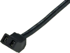 B2-10 - Anschlußkabel für Lüfter, 45° abgewinkelt Länge 1,0m