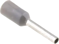 K8075GR - Aderendhülse 0,75 mm² isoliert grau L=8 VPE100