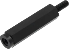 TFM-M4X12/DR287 - Spacer sleeve hexagonal polyamide i/o M4 L=12mm