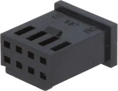 280365 - Femal plug receptable 2x4 pole for crimp contacts P2.54