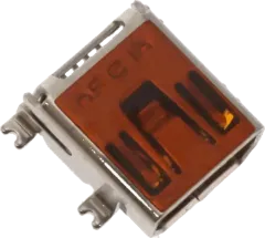 10033527-N3212MLF - USB mini AB USB2 socket 5 pin right angle SMD