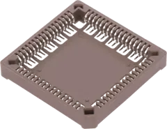 PLCC68SMD-TH - PLCC-SMD-Fassung 68pol Phosphorbronze verzinnt