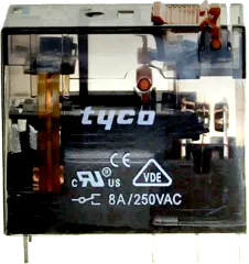 XT484LC4 - Relais DPDT 300VDC/400VAC 8A Uspule 24V 1.44kOhm