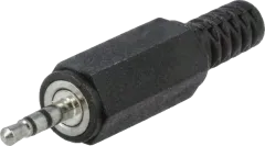 KLS13 - Stecker stereo 2.5mm Knickschutz