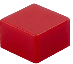 B32-1280 - Kappe für Taster B3F + B3W 9x9mm rot