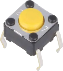 B3F-1002 - Taster SPST-NO 24VDC 50mA 6x6x4.3 RM 4,5x6,5mm