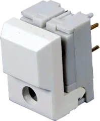 SER-WH-L-AU-OA - Eingabetaster SPDT 24 V 10 mA für LED RM2.54 weiß