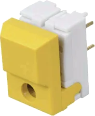 SER-YE-L-AU-OA - Eingabetaster SPDT 24 V 10 mA für LED RM2.54 gelb