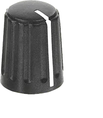 DKN1301SW - Steckknopf 13,5/6 Anzeigelinie sw/sw