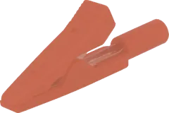 AX-CR-2PM-R - Krokodil-Klemme 60VDC 10A 2mm Ges.-Länge 41.5mm rot