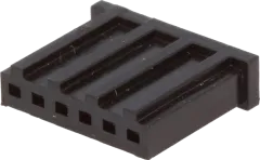 280360 - Buchse 2.54mm 6-polig without contacts