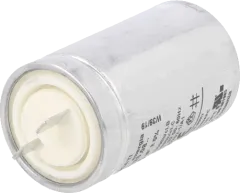 4.16.25.08.28 - Motoranlaufkondensator 6.3uF 425V 35x60mm, Anschlüsse 2x6,3mm Flachstecke