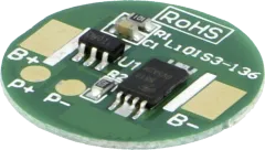 PCM-L01S3-136 - Protection circuit module Li-Ion/LiFePO4 Akkus 3.6V 2.5A Ø18,5mm