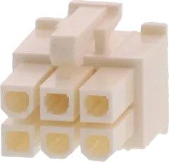 1586765-6 - Nylonstiftleiste 6-polig gerade 4.2mm (0.165