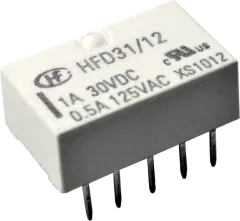 HFD31/12 - Relay DPDT 0.5A / 125V AC Ucoil 12V