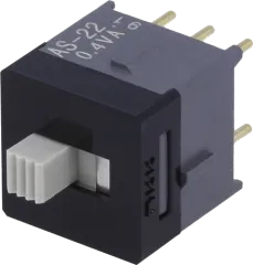 AS22AP - Schiebeschalter DPDT 0.01A/28VAC/DC
