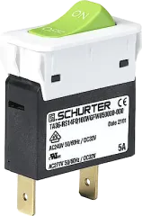 3-128-213 - Overcurrent switch 240VAC 32VDC 5A SPST 34x14.5mm