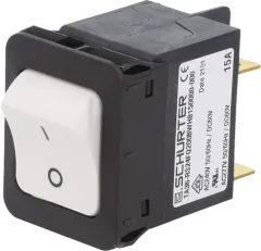 3-128-218 - Overcurrent switch 240VAC 60VDC 15A DPST 34x26mm