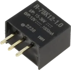 R-78K12-1.0 - DC-DC Wandler Ue 15-36VDC Ua 12VDC 1A SIP3