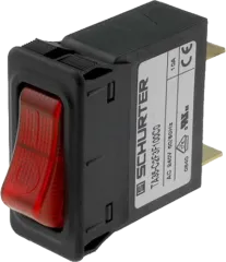 TA35-C2F3F100C0 - Überstromschalter SPST-NC 10A 240VAC/32VDC rot