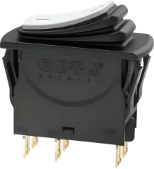 3120-N524-W02D-1A - Thermal circuit breaker IP65 1A