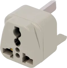 ADAPTER-ENGLAND - Adapter 2P+PE 250VAC 13A weiß