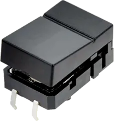 B3J-1100 - Taster SPST-NO 24VDC 0.85A orange mit schwarz 18x12x10.3mm RM9x12.5mm