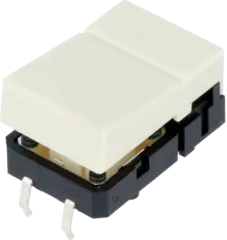 B3J-1000 - Taster SPST-NO 24VDC 0.85A weiss 18x12x10.3mm RM9x12.5mm