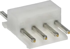 NSL25-4G - Nylonstiftleiste 4polig gerade 2,54mm