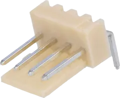 NSL25-4W - Nylonstiftl. 4pol gewink. 2,54mm