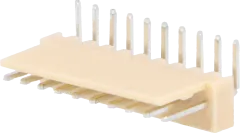 NSL25-10W - Nylonstiftl. 10pol gewink. 2,54mm