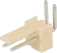 NSL25-2W - Nylonstiftl. 2pol gewink. 2,54mm