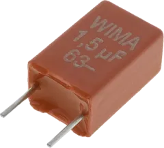 MKS2U1.0K100-5 - Capacitor MKT polyester 1uF 100VDC 63VAC 10% P5