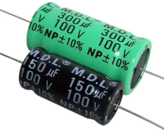 JBPC-470,00 - Elko bipolar 470uF 100VDC 22x45mm 5% axial