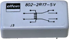 802-2R17-5V - Reedrelais DPDT Uspule 5VDC ELFEIN