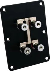 012-0091 - Eloxiertes Doppel-Anschluss-Platten-Set