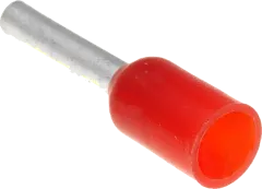 K8100RT - Aderendhülse 1,00 mm² isoliert rot L=8 VPE100