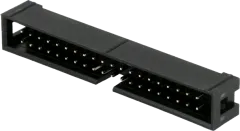LPH40S - Wannenstiftleiste gerade 40pol