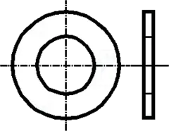 SKM3U-S - Unterlegscheibe verzinkt M3 ISO7089 VPE 100