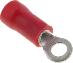 RIKA33501 - Ring-Kabelschuh 1,0mm M3 rot