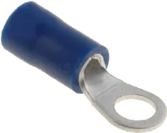 RIKA33506 - Ring-Kabelschuh 2,5mm M4 blau