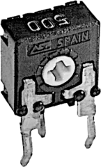 CA6HE100 - Trimmpotenziometer horizontal 100R RM5/2,5