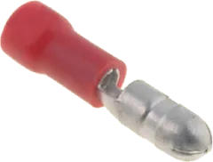 RST154RT - Rundstecker isol. 4mm/1,5mm rot