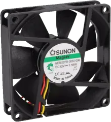 ME80201V1-G99 - Lüfter axial 12V 80x20 Vapo-Lager 61m³/h 38dBA mit F-Signal