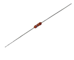 MBA0204-6M8 - Metal film Widerstand 6,8MOhm 1% 50ppm 0,4W