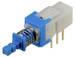 SPUN191400 - Push switch horizonal DPDT On-Off 0.1A 30VDC