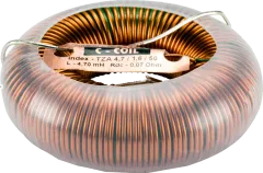 000-6390 - C-Coil 6,8mH 5% 0,07R 10% Wire 2,00mm 107x37mm